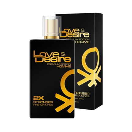 Perfumy męskie. Feromony zapachowe  Love&Desire Gold męskie 100ml.