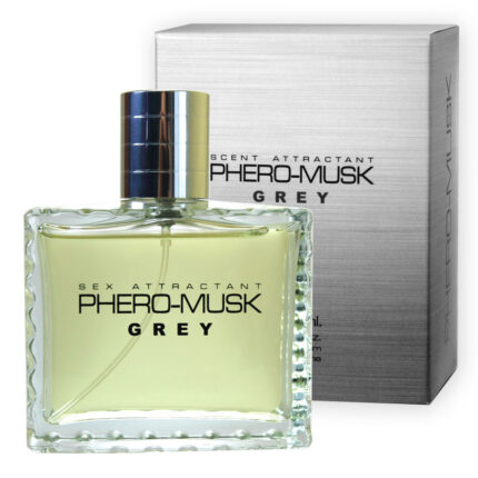 Perfumy męskie Phero-Musk Grey 100 ml. Zapach dla każdego mężczyzny