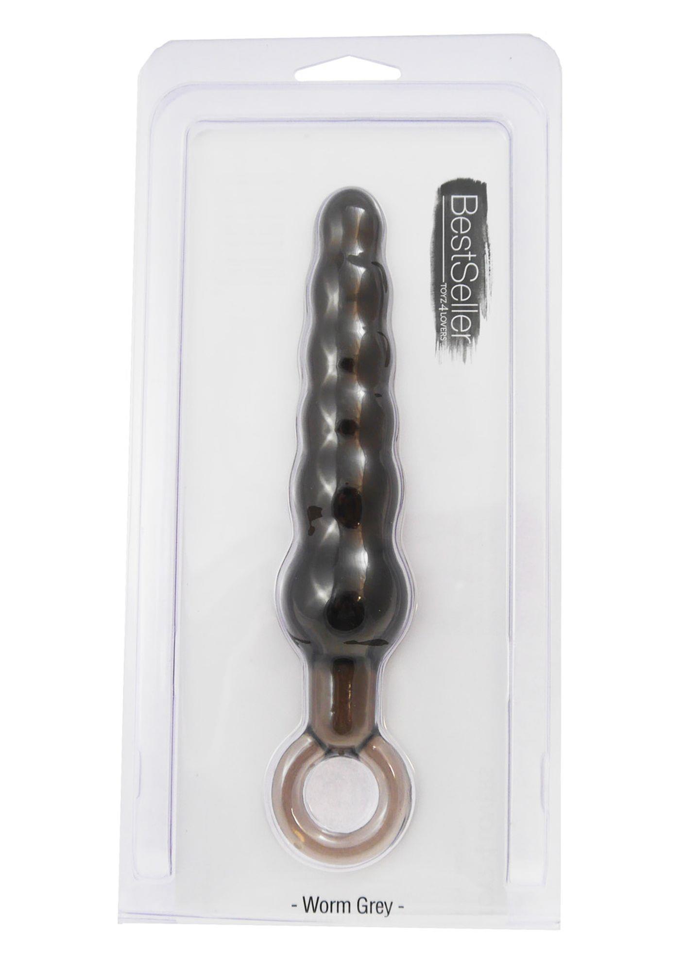 1-00700340 Plug/kulki-WORM GREY - obrazek 1