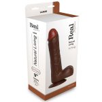 Dildo-REALISTIC DILDO REAL RAPTURE BROWN 9" - obrazek 2