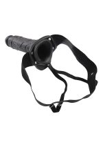 Proteza-FALLO STRAP ON CAVO REAL RAPTURE 8 BLACK WITH BALLS - obrazek 2