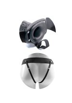 Proteza-FALLO STRAP ON CAVO REAL RAPTURE 8 BLACK WITH BALLS - obrazek 3