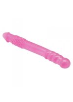 Dildo-PERFECT DOUBLE DONG. PREMIUM TPE MATERIAL. - obrazek 2