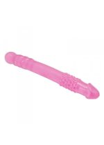 Dildo-PERFECT DOUBLE DONG. PREMIUM TPE MATERIAL. - obrazek 3