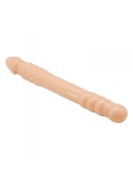 Dildo-PERFECT DOUBLE DONG. PREMIUM TPE MATERIAL. - obrazek 2