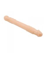 Dildo-PERFECT DOUBLE DONG. PREMIUM TPE MATERIAL. - obrazek 3