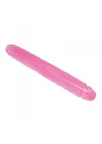 Dildo-SOLID DOUBLE DONG. PREMIUM TPE MATERIAL. - obrazek 2