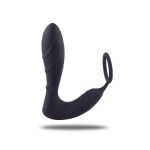 Stimolatore prostatico vibrante con anello fallico - obrazek 3
