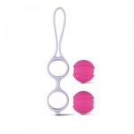 Kulki-Palline Vaginali Bi-Balls Double White - obrazek 4