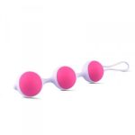 Kulki-Palline Vaginali Bi-Balls Triple White - obrazek 3