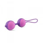 Kulki-Palline Vaginali Bi-Balls Double Purple - obrazek 2