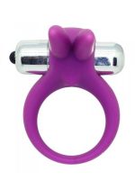 Pierścień-Timeless stretchy ring purple - obrazek 2