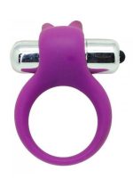 Pierścień-Timeless stretchy ring purple - obrazek 3