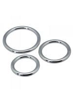 Timeless metal rings (3 pcs) - obrazek 2