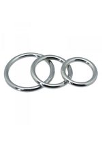 Timeless metal rings (3 pcs) - obrazek 3