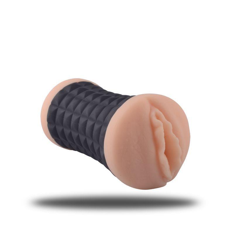 1-00802972 Masturbator- Doppio Masturbatore maschile vagina e ano Deep Black - obrazek 1
