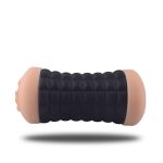 Masturbator- Doppio Masturbatore maschile vagina e ano Deep Black - obrazek 3