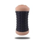 Masturbator- Doppio Masturbatore maschile vagina e ano Deep Black - obrazek 4