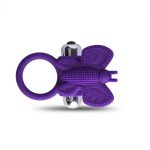 Pierścień- Anello fallico vibrante butterfly Toyz4Lovers - obrazek 4