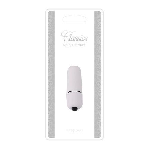1-00903650 Wibrator-MINI VIBRATORE BULLET CLASSICS WHITE - obrazek 1