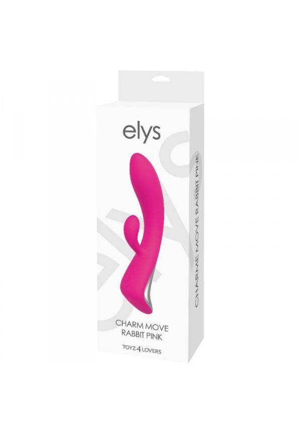 1-00904109 Wibrator-VIBRATORE RABBIT ELYS - CHARM MOVE RABBIT PINK - obrazek 1