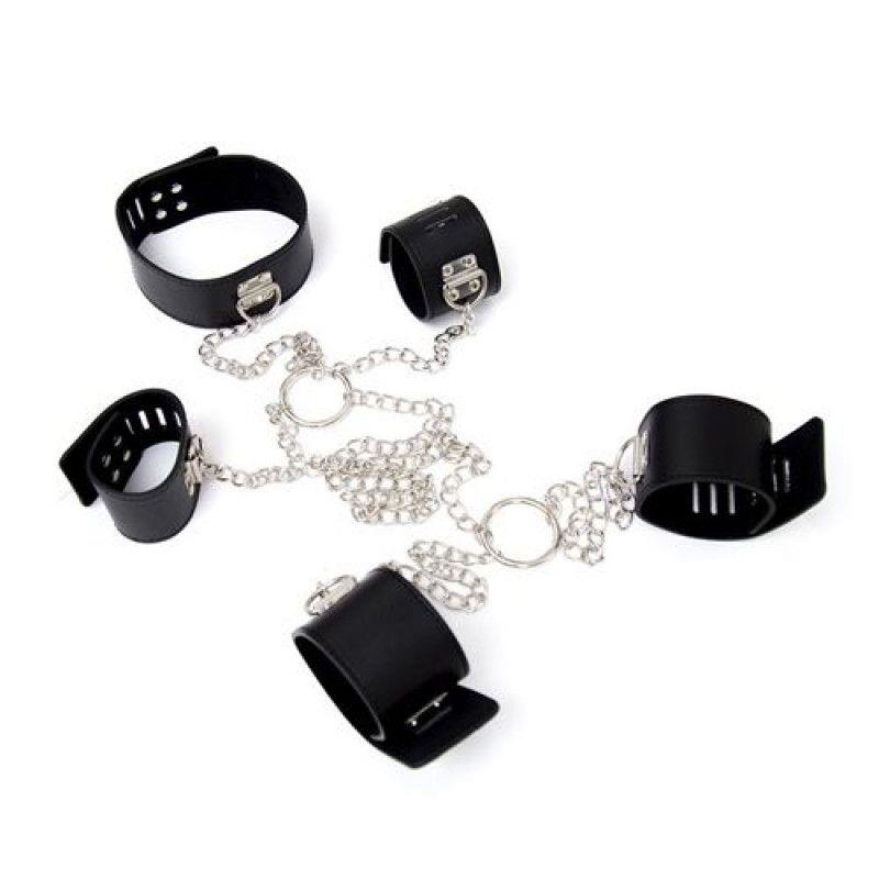 1-00904247 Costrittivo Chain Hogtie black - obrazek 1