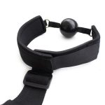 Costrittivio Bondage Back Restraint+gag black - obrazek 3