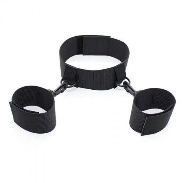 1-00904256 Wiązania-Costrittivo Easy Cuffs Collar Arms Restraint black - obrazek 1