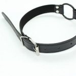 Knebel-Easy Belt Ring Gag (nero) - obrazek 3