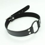 Knebel-Easy Belt Ring Gag (nero) - obrazek 4