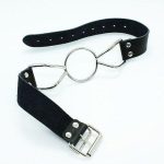 Knebel-Ring Gag Deep Throat (nero) - obrazek 3