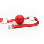 Knebel-Breathable Ball Gag (rosso) - obrazek 4