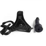 Cintura regolabile strap-on Black con fallo realistico - obrazek 3