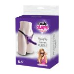 Cintura regolabile strap-on Purple con fallo realistico - obrazek 6