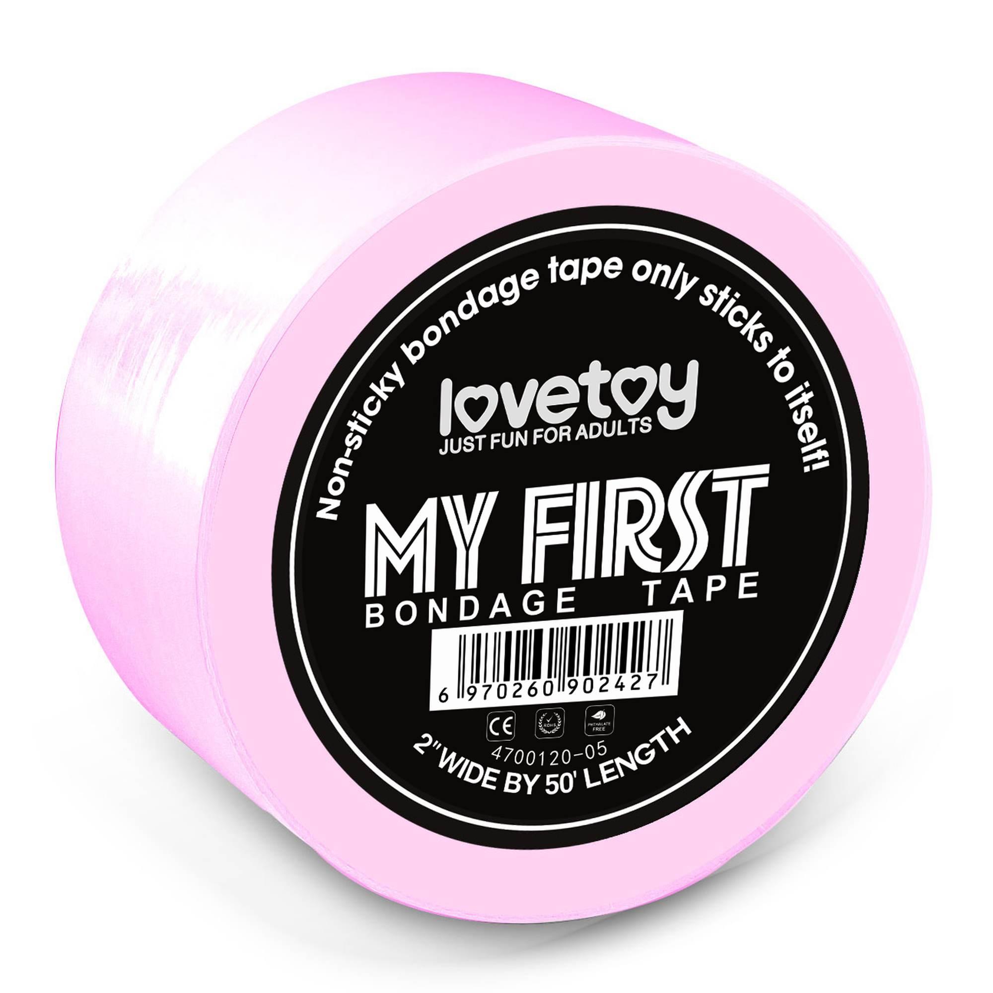 10-4700120-1 My First Non Sticky Bondage Tape Pink - obrazek 1