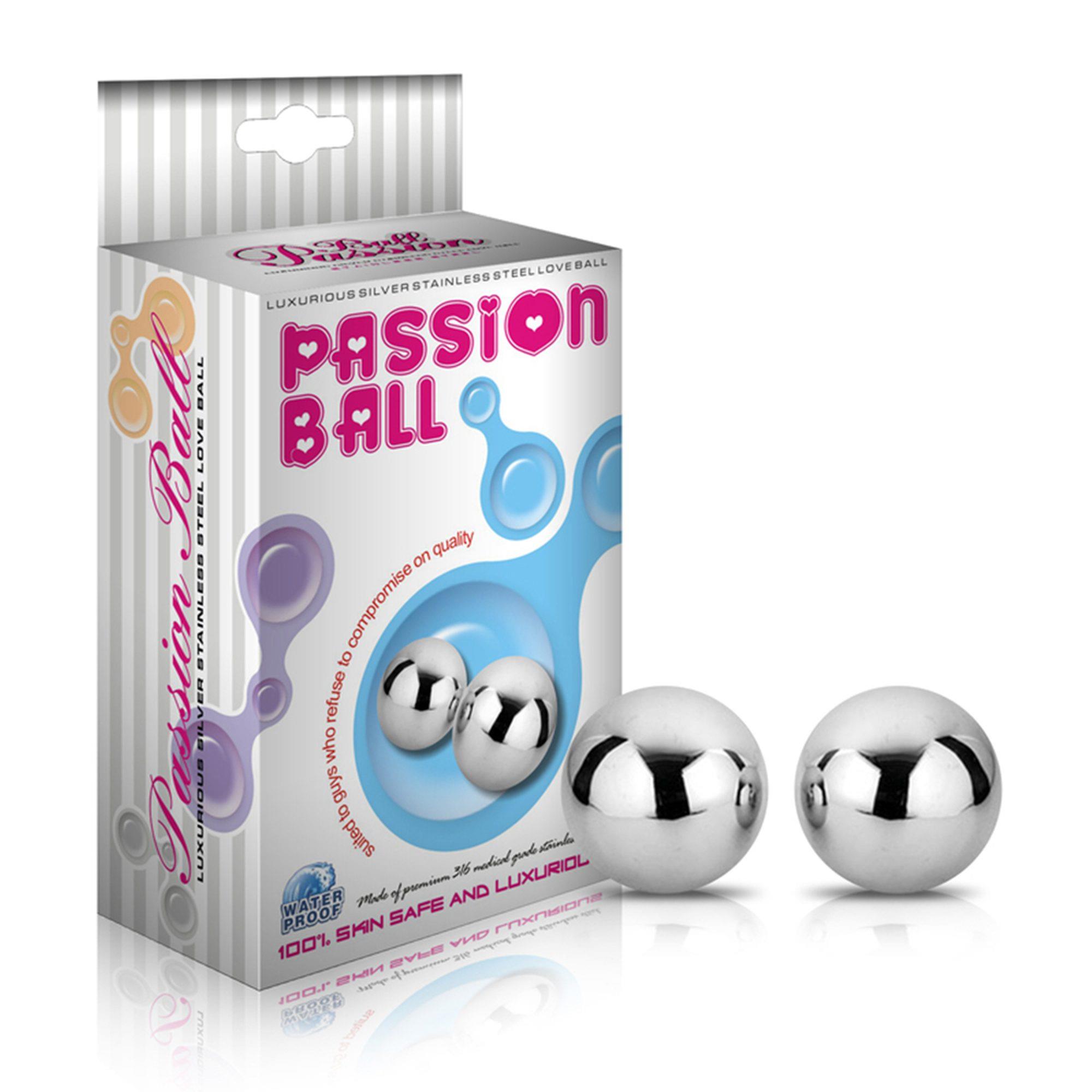 10-AN-PS05-02 Passion Dual Balls Silver - obrazek 1
