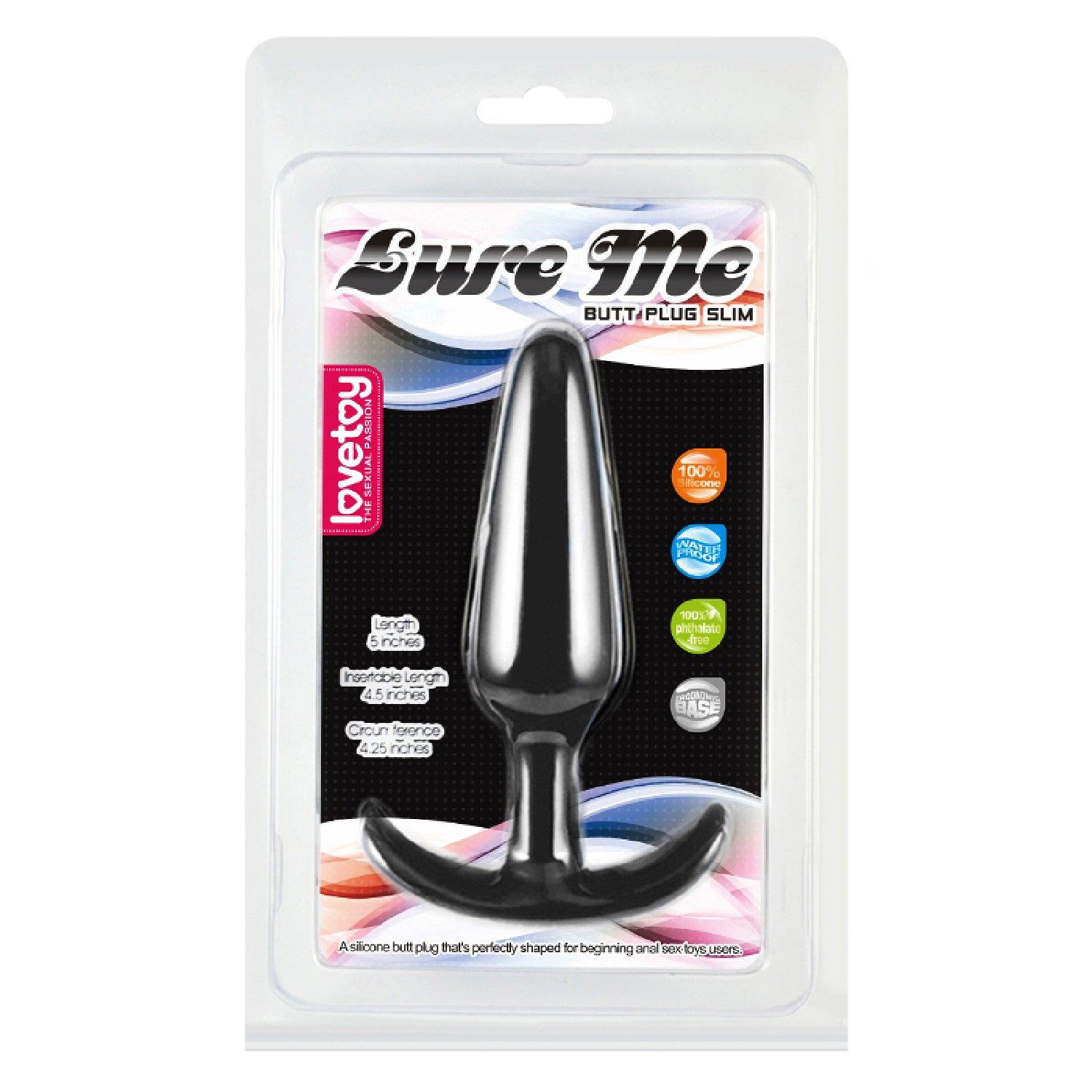 10-BK17L LURE ME Classic Anal Plug L - obrazek 1
