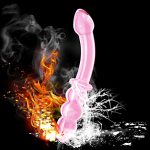 7"" Glass Romance Pink - obrazek 3