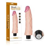 8"" REAL SOFTEE Vibrating Dildo - obrazek 8