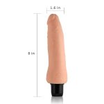 8'' Xtreme Feel Cyberskin Vibrator - obrazek 6