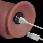 8.5'' Vibrating Dual Density Power Cock - obrazek 7