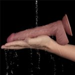 9'' Vibrating Dual Density Power Cock - obrazek 4