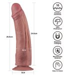10.5'' Vibrating Dual Density Power Cock - obrazek 15