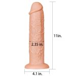 11'' Realistic Long Dildo - obrazek 2