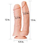 12'' Realistic Mega Double Dildo - obrazek 2