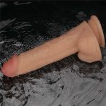 8'' Vibrating Power Basics Cock - obrazek 2