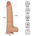 11'' Vibrating Power Basics Cock - obrazek 13