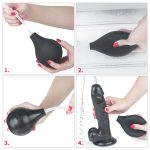 9'' Squirt Extreme Dildo - Black - obrazek 10