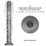 16" King Sized Vibrating Vibrax Slider - obrazek 2