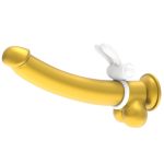 Power Clit Silicone Cockring White - obrazek 2